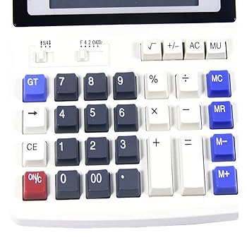 【中古】【未使用】実務電卓大きなボタンオフィス電卓大きな電卓キー多機能電卓 家庭での使用に適したです｜AJIMURA-SHOP