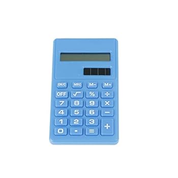 【中古】【未使用】電卓プロ ミニ電卓 8桁表示 デュアル電源 かわいいキャンディカルキュラドーラ ソーラー電卓 かわいいミニ電卓 卓上卓上電卓 (Color : LB)
