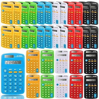 【中古】【未使用】RAIHOMKIT ポケット電卓 30個パック ミニ電卓 ポケットサイズ 8桁表示 基本電卓 ソーラーバッテリー デュアルパワー ミニ電卓 4機能電卓 学生 キ|AJIMURA-SHOP