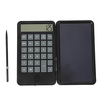 【中古】【未使用】PLAFOPE 1 セット タブレット電卓 文房具 手書 パッド mw-12gt-n インチ 早見 表 パッドと電 電描画パッド ボード a4 2 折り 関数電卓 オフィス