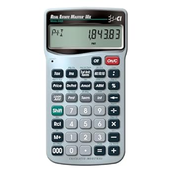 【中古】【未使用】計算産業3405不動産マスターIIIX不動産ファイナンス電卓