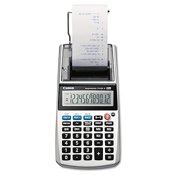 【中古】【未当てはめる】Canon P1DHV 12桁携帯型印刷者、見せびらかす計算器。