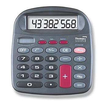 【中古】【未使用】Thomas 6032 ABSプラスチック 12桁ディスプレイ ソーラーデスクトップ電卓 幅4.5インチ x 高さ6.5インチ x 厚さ3/16インチ