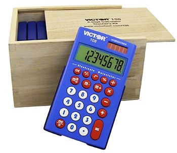 【中古】【未使用】Victorテクノロジーvct108tk Victor 108先生の電卓|AJIMURA-SHOP