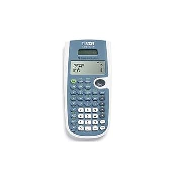 【中古】Texas Instruments TI-30XS 関数電卓 16文字 LCD ソーラー電池式