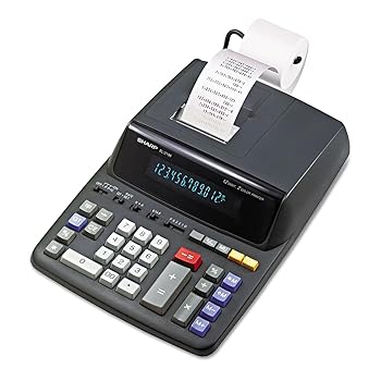 【中古】シャープ EL2196BL EL2196BL 2色印刷電卓 ブラック/レッドプリント 3.7行/秒