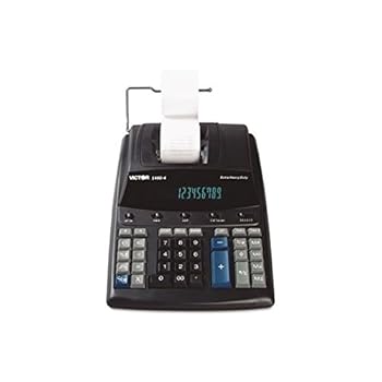 【中古】【未使用】Victorテクノロジー12桁印刷Calc。、2色印刷、8quot ; x12 ? 1 / 4quot ; x3 ? 1 / 4quot ;、BK
