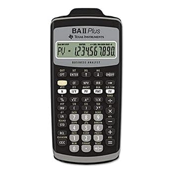 【中古】【未当て嵌める】Texas Instruments BAIIPlus Financial Calculator