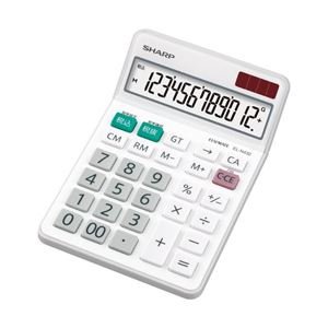 【中古】【未使用】（業務用セット） シャープ 中型電卓12桁 型番：EL-N432X 1台 【×3セット】