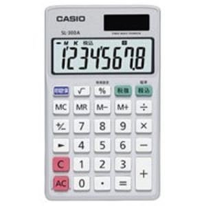 【中古】【未使用】（業務用4セット）カシオ CASIO 手帳サイズ電卓 SL-300A-N ds-1465127｜AJIMURA-SHOP
