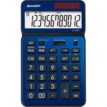 【中古】小ざかしい 計算器 割り増し金つづき物 ディープブルー×3