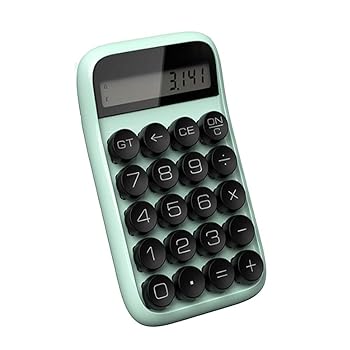 【中古】計算器 機械類中華民国の砂糖菓子色つや大型名取り草と読み分かりやすい授業時間計算器老人ホーム執務室 学習机とっ始め計算器 (Color : White, Size : Free size)