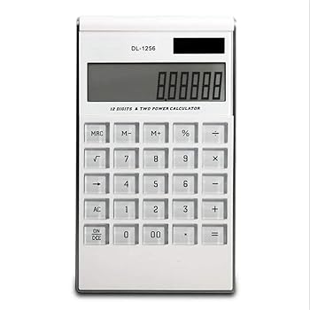 【中古】【未使用】電卓 大画面電卓超薄型ファッションホワイト電卓 ビジネス電卓 (Color : White, Size : One size)|AJIMURA-SHOP