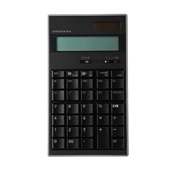 【中古】amadana 電子計算機（ブラック）｜AJIMURA-SHOP