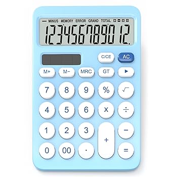 【中古】【未使用】実務電卓12桁の電子計算機大画面デスクトップ計算機ホームオフィス学校計算機財務会計ツール 家庭での使用に適したです｜AJIMURA-SHOP 12,613円