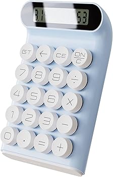 【中古】【未当て嵌める】Ｅｕｉｕｘｏｙ力学的取り替えっこ計算器 日常と基本原則的な事務所用 10桁の大きなLCD見せびらかす (緑であること) (青色) その他-日用品雑貨・文房具・手芸