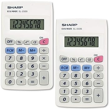 【中古】小ざかしい EL233SB 標準尺度役立つこと計算器 2かぞえ上げる