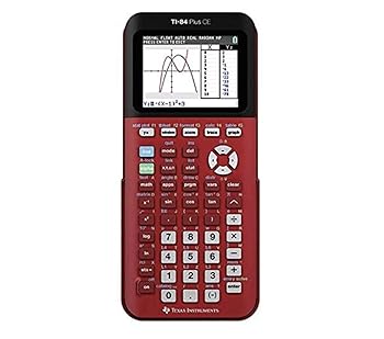 【中古】【未当て嵌める】Ti-84 Plus CE 色つやグラフ記録1価関数計算器 赤いこと