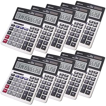 【中古】【未使用】Innovera 15968 利益アナライザー 電卓 デュアルパワー 12桁 LCDディスプレイ / 10パック|AJIMURA-SHOP