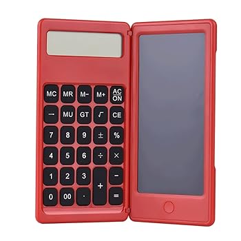 【中古】【未使用】SHYPYG 6インチの折り畳み式計算機 LCD.タブレットデジタル描画パッドスタイラスペン消去ボタンロック機能スマート電卓 (Color : Red)｜AJIMURA-SHOP