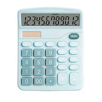 【中古】SHYPYG 計算器12桁陰電子液晶大画面学習机とっ始め計算器老人ホーム執務室授業時間の数えること機財務会計検査官手道具 (Color : B)