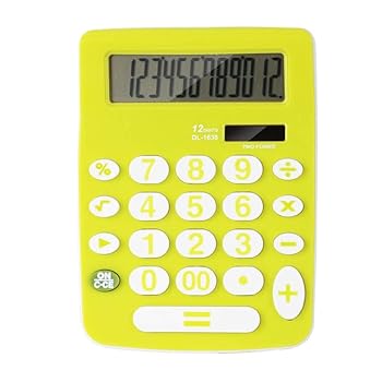 【中古】SHYPYG 12桁の大きなスクリーンの太陽事故の商業計算機本物の人間の発音12桁大きなスクリーンボイス電卓