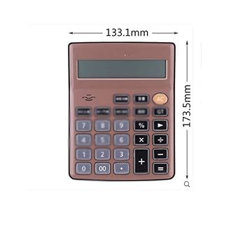 【中古】SHYPYG 特大デスクトップ電卓、バッテリーとパワードLCDディスプレイ、家庭やオフィスでの使用に最適 (Color : A)