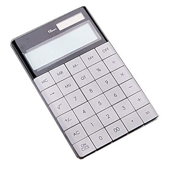 【中古】【未使用】ホームオフィスデスクトップ電卓用電卓薄型ソーラー電卓LCDディスプレイビジネスミニ学生金融会計マルチカラー (Color : D)