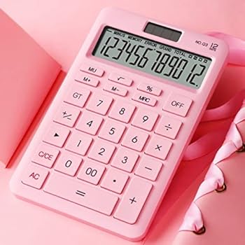【中古】【未使用】大きなボタン オフィス会計 12 デジタル電卓 13 学用品 太陽電池電源 (色 : C, サイズ｜AJIMURA-SHOP