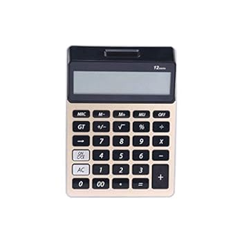 【中古】【未当て嵌める】商用事務机いの一番計算器蓄電池とソーラー変わり種駆動動力のLCD見せびらかす、身寄りや執務室での当て嵌めるに至適