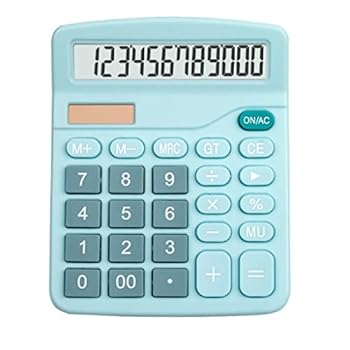 【中古】【未使用】ブルーピンク 12桁卓上ソーラー電卓 大きな大きなボタン 学校の学生のオフィスのための金融ビジネス会計ツール (色 : ピンク, サイズ｜AJIMURA-SHOP