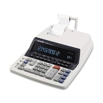 【中古】【未使用】シャープ 12桁商用電卓 2Clrプリント 9-7/8インチx12-1/2インチx3インチ (QS2770H)｜AJIMURA-SHOP