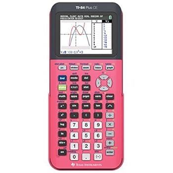 【中古】Texas Instruments TI-84 Plus CE Graphing Calculator, Coral