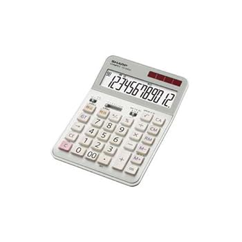 【中古】【未使用】【まとめ 10セット】 SHARP 実務電卓(セミデスクトップタイプ) CS-S952C-X 93,413円