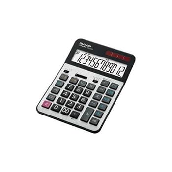 【中古】【未使用】【まとめ 10セット】 SHARP 実務電卓(セミデスクトップタイプ) CS-S952-X