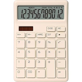 【中古】【未使用】HANIIC-952 ソーラー電卓、学生オフィス用のシンプルで ポータブル コンピューター