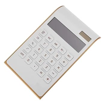 【中古】HANIIC-952 デスクトップ電卓 オフィス電卓 デスクトップ ゴールド 基本デスクトップ用品 薄型 ビジネス ポータブル