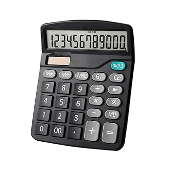【中古】【未使用】HANIIC-952 デスクトップ電卓標準機能電卓ディスプレイバッテリーデュアル電源家庭用ベーシック