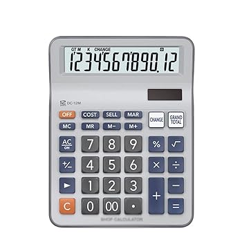 【中古】HANIIC-952 デスクトップ電卓12桁計算機ビジネスオフィスコンピューターオフィスビジネス用品(L)｜AJIMURA-SHOP
