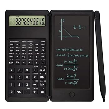 【中古】【未使用】HANIIC-952 折り畳み式の科学計算機10桁のデジタル大表示(Black)