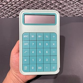 【中古】【未使用】HANIIC-952 12桁のデスク計算機大きな大きなボタンかわいいキャンディーカラー金融ビジネスアカウンティングツールバッテリースクール(B)