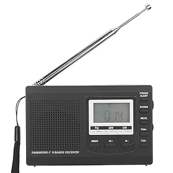 【中古】HRD?310ポータブルラジオ FM/MW / SWミニポータブルラジオステレオ2xAAバッテリー ラジオ受信用3.5MMイヤホン付きレトロラジオ