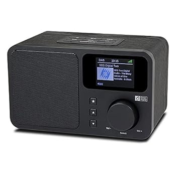 【中古】【未使用】DAB/DAB +デジタル＆FM.ポータブルラジオ、デュアルアラームクロック、ブルートゥース、 AUX. - ピン、カラースクリーン、バッテリーポータブル