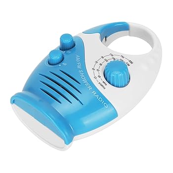 【中古】【未使用】防水ラジオ ブロードキャスト ミニバッテリー駆動 強力で頑丈 クリアな音声シャワーラジオ バスルーム用|AJIMURA-SHOP