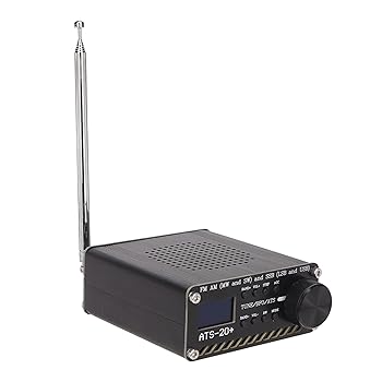 【中古】【未使用】ATS 20+ フルバンドラジオレシーバー FM AM MW SW SSB LSB USB ポータブルハンドヘルドラジオ スピーカー付き アンテナ付き アウトドア キャンプ
