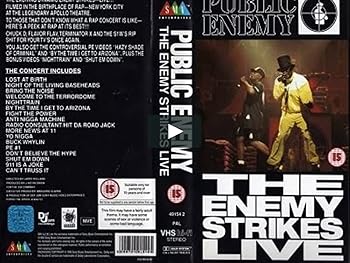 【中古】【未使用】Public Enemy - The Enemy Strikes Live (vhs)