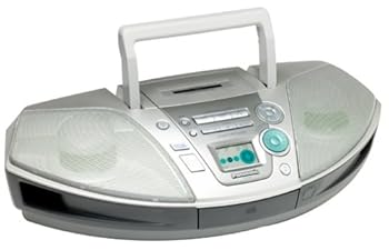 【中古】パナソニック デジタルチューナー CDラジオカセットブームボックス RXES20