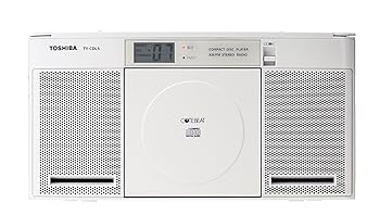 【中古】TOSHIBA CDラジオ受信機 白いこと TY-CDL5(W)