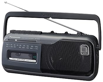 【中古】Panasonic ラジオ受信機テープ 薄墨色 RX-M40A-H
