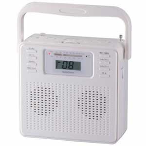 【中古】OHM ステレオCDラジオ受信機 400H 白 RCR-400H-W